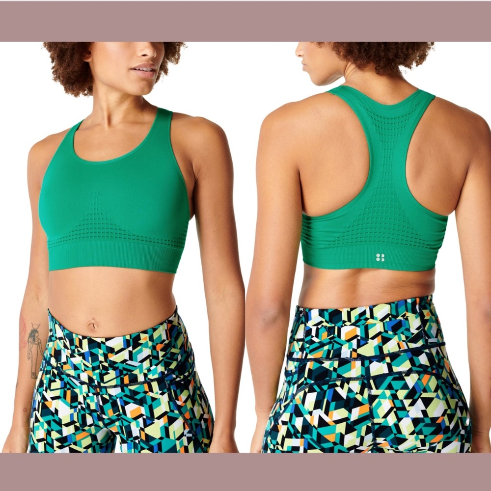 NWT Sweaty Betty [ XS‎ ] Stamina Sports Bra in Vivid Green